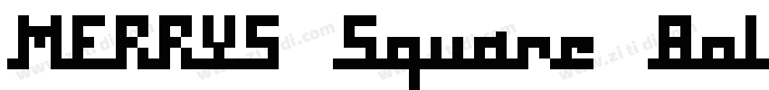 MERRYS Square Bold字体转换